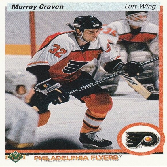 Murray Craven Philadelphia Flyers NHL Hockey Card Collection - 4 Card Set - Picture 5 of 5